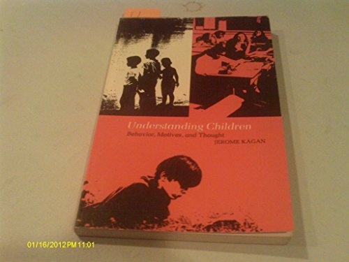 Stock image for Understanding Children; Behavior, Motives, and Thought. for sale by Wonder Book