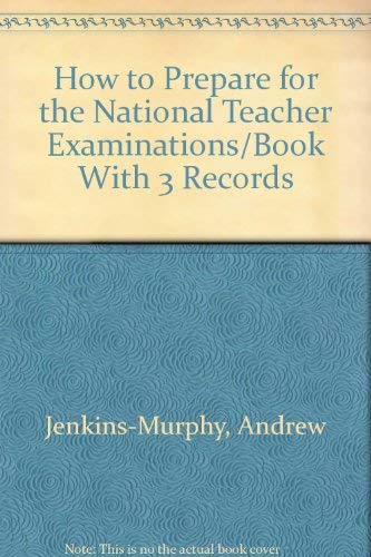 Stock image for How to Prepare for the National Teacher Examinations/Book With 3 Recor for sale by Hawking Books