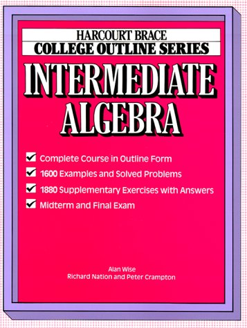 Beispielbild fr Intermediate Algebra zum Verkauf von Better World Books