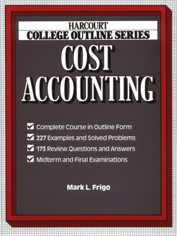 Imagen de archivo de Cost Accounting (Books for Professionals) a la venta por Wonder Book