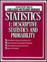 Stock image for Statistics I: Descriptive Statistics and Probability (Books for Professionals) for sale by Wonder Book