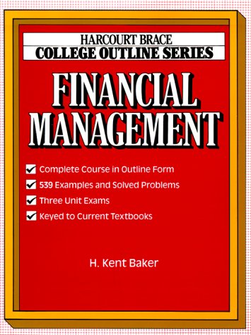 Imagen de archivo de Financial Management (Books for Professionals) a la venta por Half Price Books Inc.