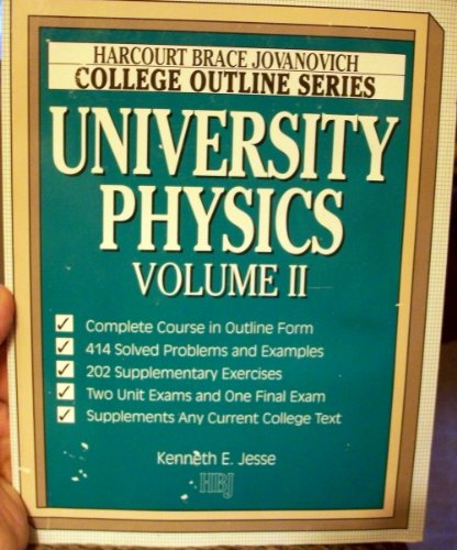 9780156016858: University Physics Vol 2: vol 2: 002 (Harcourt Brace Jovanovich College Outline Series)