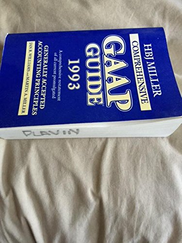 9780156018159: Hbj Miller Comprehensive Gaap Guide 1993 (MILLER GAAP GUIDE)
