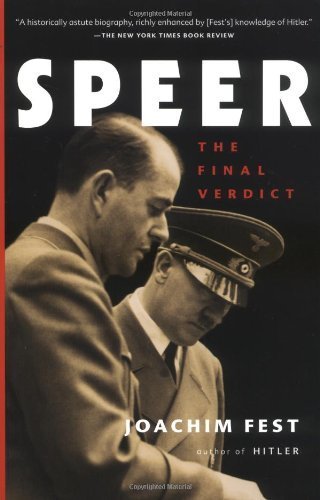 Stock image for Speer: The Final Verdict for sale by Monroe Street Books