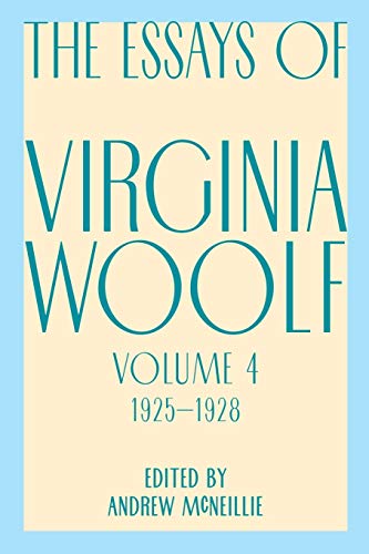 Stock image for Essays Of Virginia Woolf, Vol. 4, 1925-1928 for sale by GF Books, Inc.