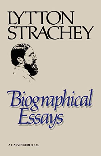 9780156126168: Biographical Essays