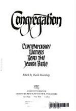 9780156220408: Congregation: Contemporary Writers Read the Jewish Bible
