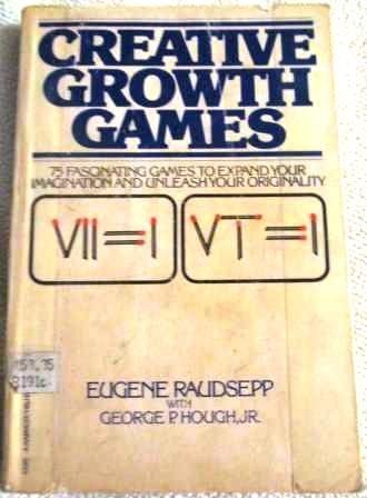 Beispielbild fr Creative Growth Games zum Verkauf von Wonder Book