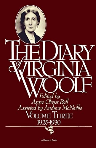 Beispielbild fr The Diary of Virginia Woolf, Vol. 3: 1925-30 zum Verkauf von Book People