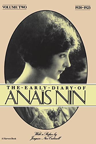 Beispielbild fr The Early Diary of Anais Nin--Volume Two [2] (1920-1923) zum Verkauf von The Curiosity Book Shop