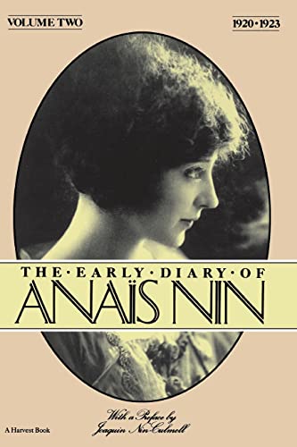 Imagen de archivo de The Early Diary of Anais Nin, Vol. 2 (1920-1923) Vol. II a la venta por Better World Books