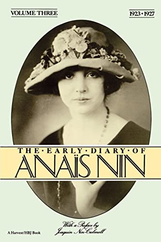 9780156272506: The Early Diary of Anais Nin, Vol. 3 (1923-1927): III