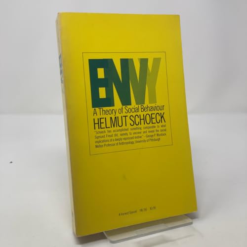 9780156287982: Envy: A Theory of Social Behaviour