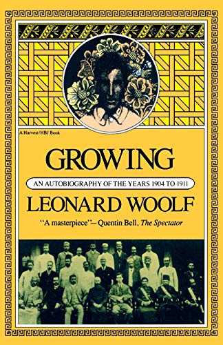 Imagen de archivo de Growing: An Autobiography Of The Years 1904 To 1911 a la venta por Wonder Book