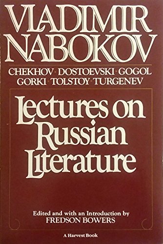 Beispielbild fr Lectures on Russian Literature zum Verkauf von GF Books, Inc.