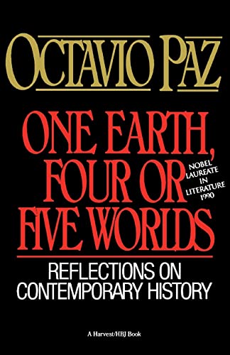 Beispielbild fr One Earth, Four or Five Worlds: Reflections on Contemporary History zum Verkauf von Polly's Books