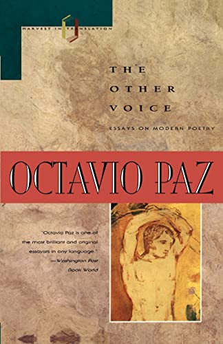 9780156704557: The Other Voice: Essays on Modern Poetry