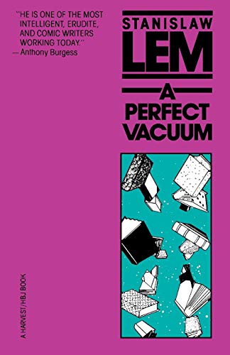 Imagen de archivo de A Perfect Vacuum a la venta por PBShop.store US