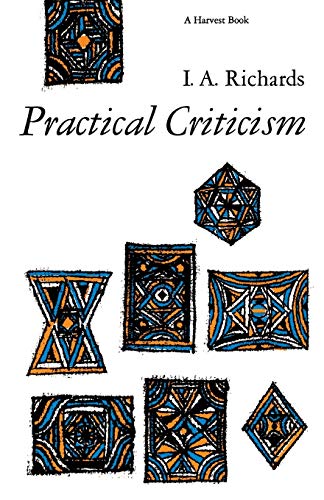 9780156736268: Practical Criticism: A Study Of Literary Judgment