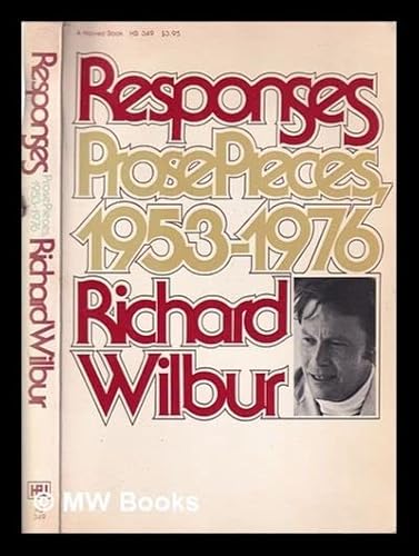 Beispielbild fr Responses : Prose Pieces, 1948-1976 zum Verkauf von Better World Books