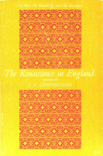 Renaissance in England (Harbinger Books) (9780156768504) by J. V. Cunningham