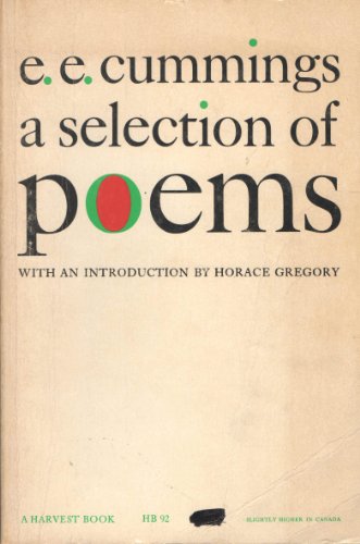 Stock image for E.E.Cummings: A Selection of Poems for sale by SecondSale