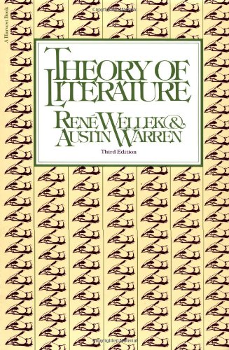 Beispielbild fr Theory Of Literature: New Revised Edition zum Verkauf von Books for Life