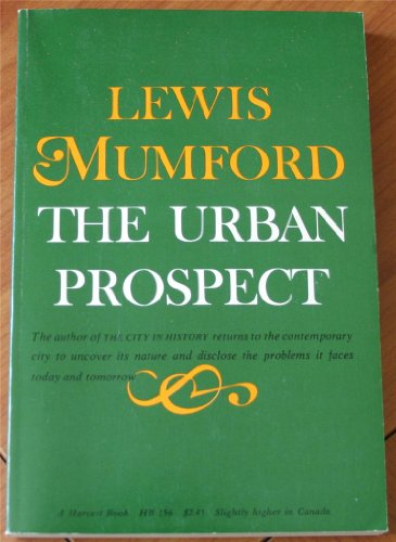 9780156932011: The Urban Prospect [Harvest Book HB 156]