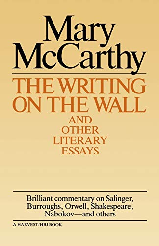9780156983907: Writing On The Wall & Other Lit Essays