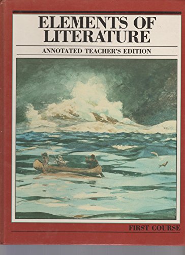 Stock image for Elements Of Literature: First Course ; 9780157175004 ; 0157175006 for sale by APlus Textbooks