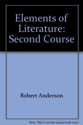 Imagen de archivo de Elements of Literature: Second Course a la venta por SecondSale