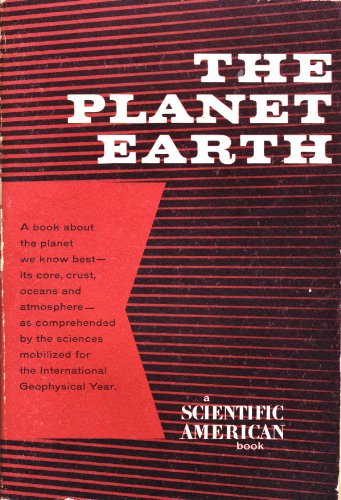 Stock image for The Planet Earth (A Scientific American Book) for sale by Hawking Books