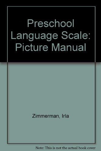 9780158659329: Preschool Language Scale: Picture Manual