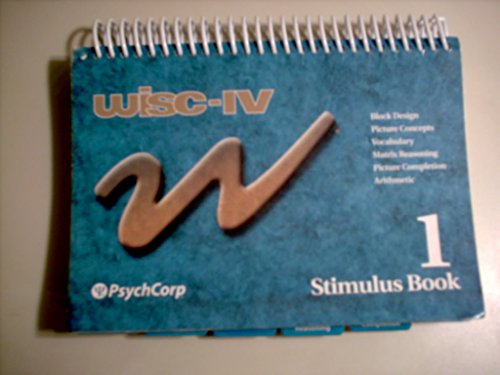 9780158979205: WISC-IV US Stimulus Book 1