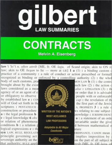 Imagen de archivo de Gilbert Law Summaries: Contracts a la venta por Wonder Book