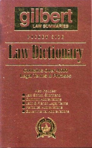 Stock image for Pocket Size Law Dictionary, 2D (Brown) for sale by ThriftBooks-Dallas