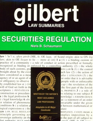 9780159003268: Law Summaries Regulation 6th: Securities Regulation