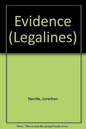 Stock image for Evidence (Legalines) for sale by Anderson Book