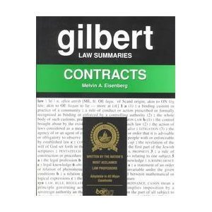 Beispielbild fr Gilbert Law Summaries: Contracts zum Verkauf von Wonder Book