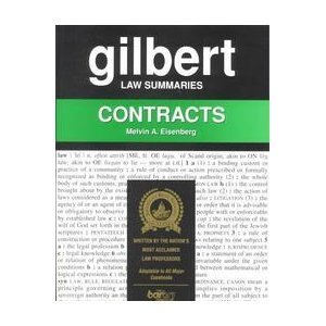 Imagen de archivo de Gilbert Law Summaries: Contracts a la venta por Wonder Book