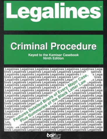 Stock image for Legalines: Criminal Procedure for sale by HPB-Red