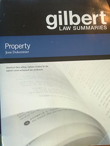 Beispielbild fr Gilbert Law Summaries : Property zum Verkauf von HPB-Red