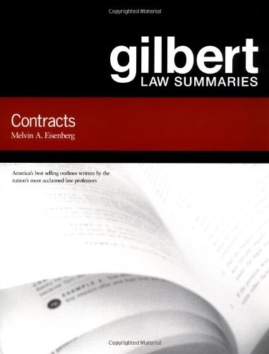 Stock image for Gilbert Law Summaries on Contracts for sale by SecondSale