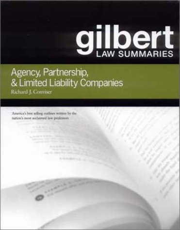 Stock image for Gilbert Law Summaries: Agency, Partnership, & Limited Liability Companies for sale by HPB-Red