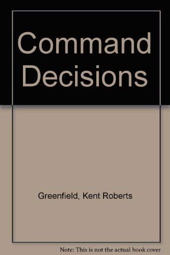 9780160019128: Command Decisions