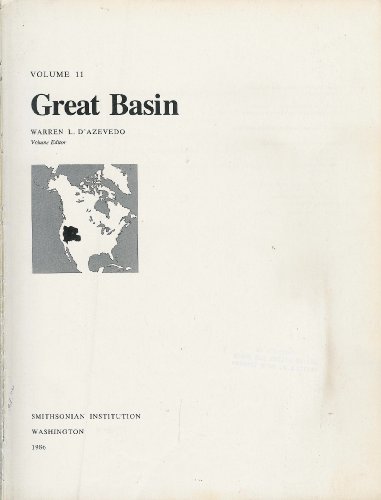 Handbook of North American Indians, Vol. 11: Great Basin.