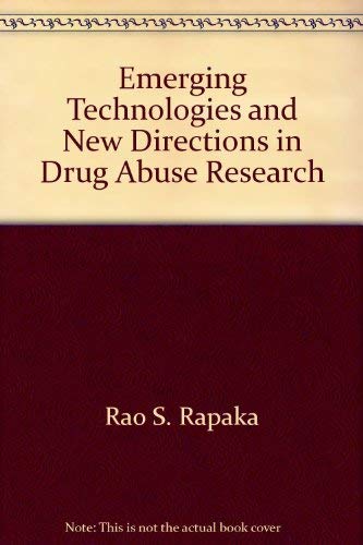 Imagen de archivo de Emerging Technologies and New Directions in Drug Abuse Research (NIDA Research Monograph Series, 112) a la venta por gearbooks