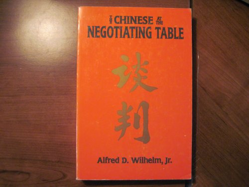 Imagen de archivo de Chinese At the Negotiating Table a la venta por HPB-Emerald