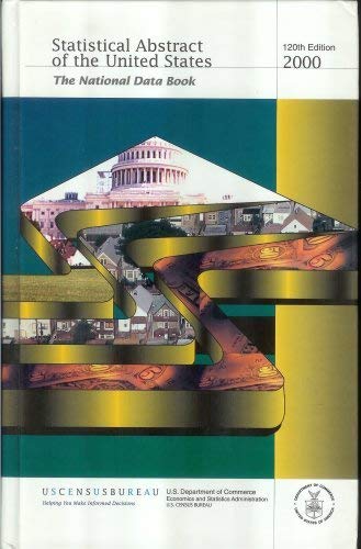 Stock image for Statistical Abstract of the United States 2000 : The National Data Book for sale by Better World Books